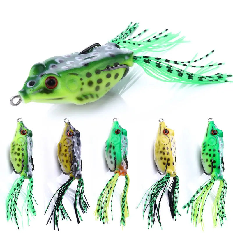 6CM-12G HENGJIA Soft Frog Bait Artificial Bait Lure for Topwater Fishing