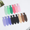 Wholesale Headwear ABS Material Color Seamless Girl Bangs Duck Beak Kids Hair Clip Set