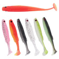 Wholesale 6.5cm/2g Double Color Small Real Fish With Eyed T-Tail Swinger Artificial Soft Plastic Bait Fishing Bait Herring