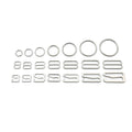 Zinc Alloy Swimwear Underwear Accessories Buckle with Durable Oeko-Tex Certified Hook