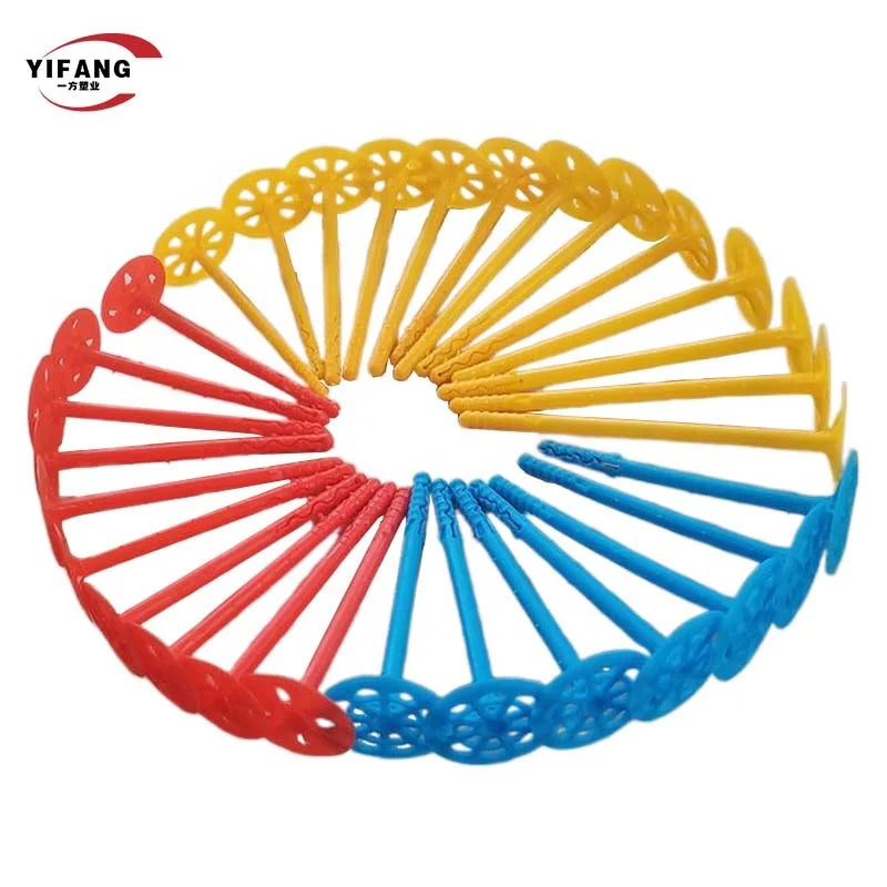 62mm~220mm High Quality Plastic Insulation Fixing Anchor Pins with TiCN Finish 1.5KN Capacity for Building Construction