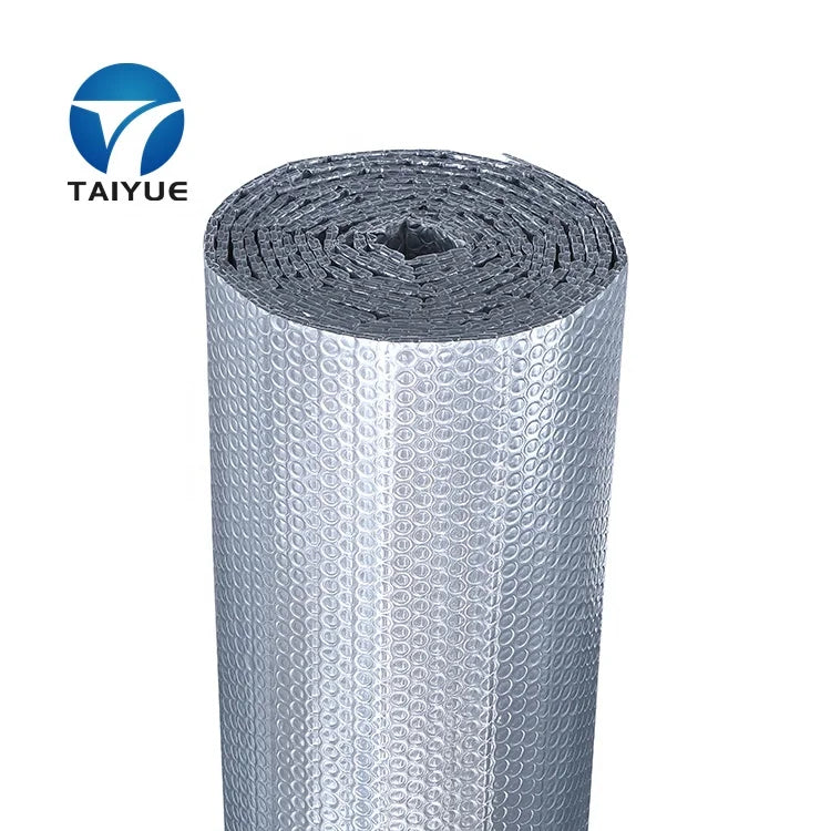 Double Bubble Reflective Aluminium Foil Insulation Foam Radiant Barrier Winter Weatherproof Attic Bubble Film No Tear