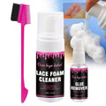 Fast Glue Remover Spray Gentle Foam Cleaning Cleanser and Renew Wig Hair System Lace Foam Cleaner Kit
