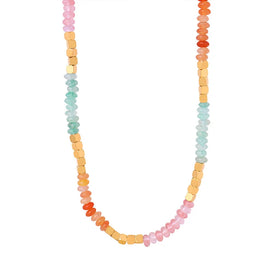 Personality Design Fashion Brand Stainless Steel Beads Chains Gold Plated Jewelry Necklace for Women