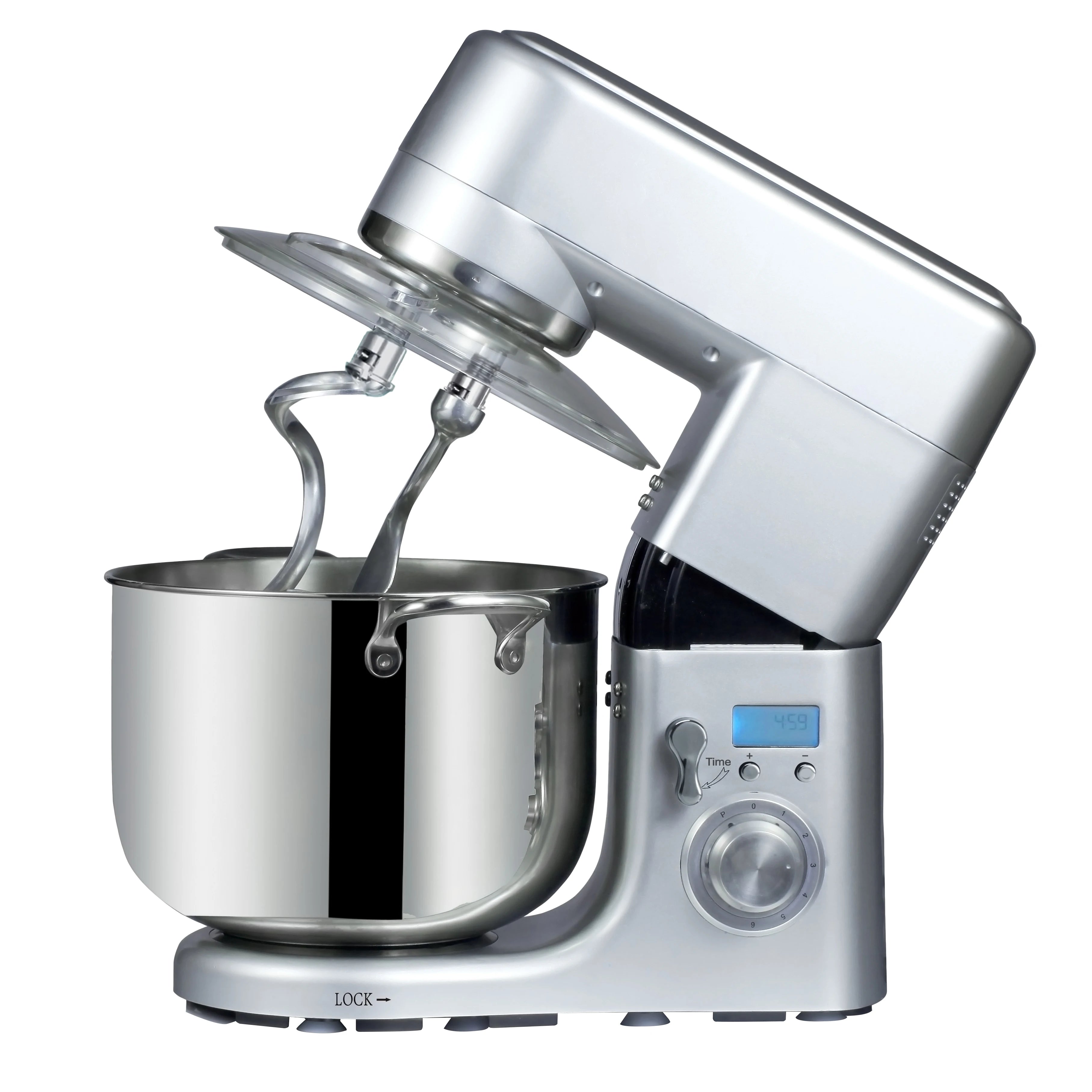 1500W 10L Stainless Steel Mixing Bowl Electric Multifunction 6-Speed Tilt-Head Stand Mixer Alloy Housing Dough Hook CE Certified