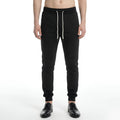 A84 New Men's Lightweight Casual Breathable Eco-Friendly Polyester Sports Pants Spring Slim Stretch Fitness Trousers Gym Workout