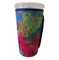 Iced Coffee Cup Sleeve Insulator Neoprene Cup Cover Holder for 30 oz - 32 oz Tumbler Cup with Handle