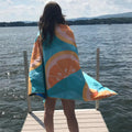 OEM ODM Outdoor Oversize Sand Free Quick Dry Bath Towel Custom Microfiber Beach Towels