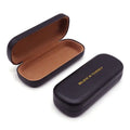 2027 Customized logo Sunglasses Packing Box Spectacle Boxes Fashion Leather case Portable Hard Glasses Cases
