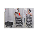 OEM Metal Foldable Shelf Folding Kitchen Storage Rack Stainless Steel Aluminum Storages Racks Workshop Rack