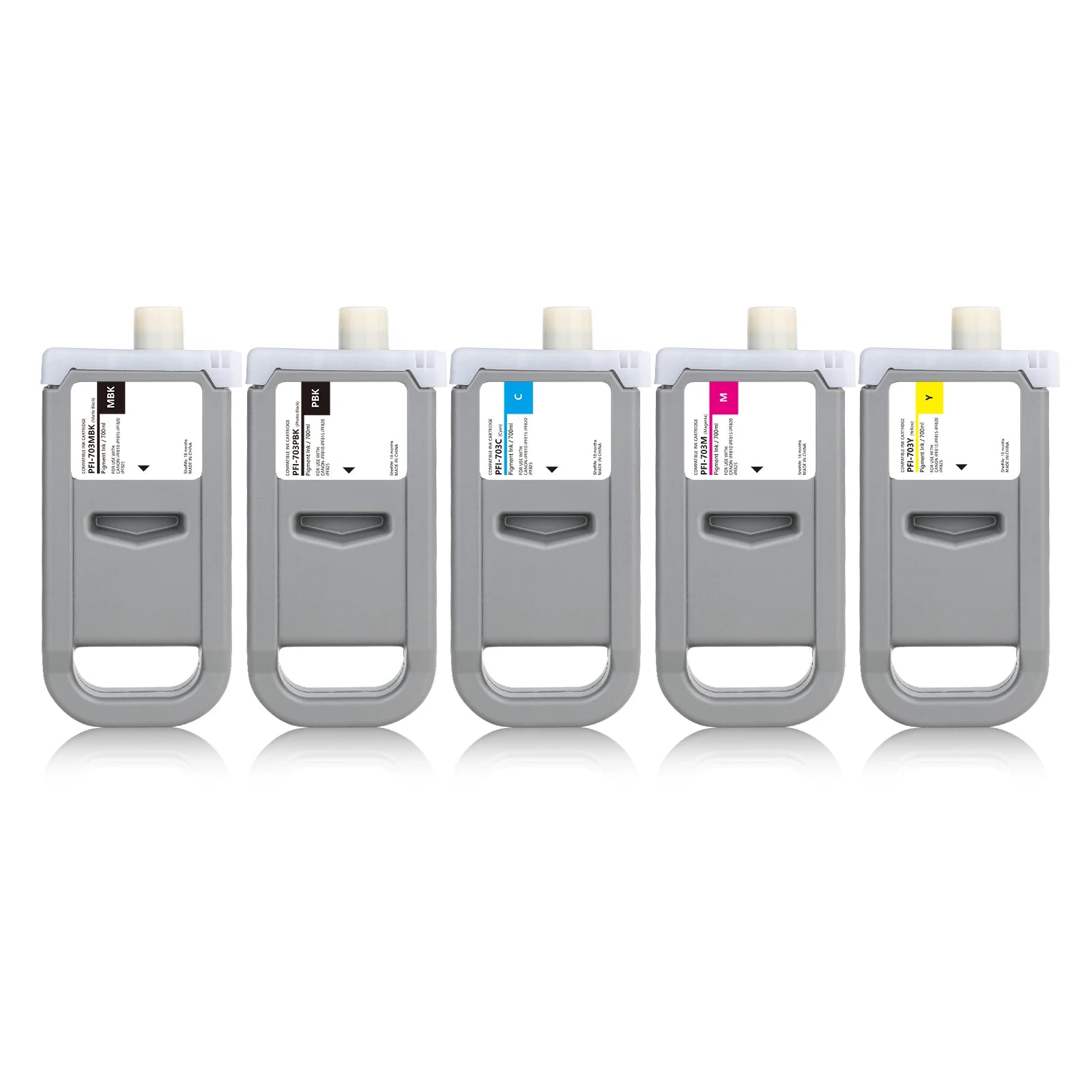 MBK CMYK PFI-703 707 Compatible Dye Ink Cartridge for Canon ImagePROGRAF IPF810 815 850 825 830 840 850 Printer