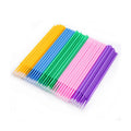 Factory Priced Disposable Plastic Eyelash Extension Micro Applicator Brushes in Various Sizes for Eyelash Makeup Tool