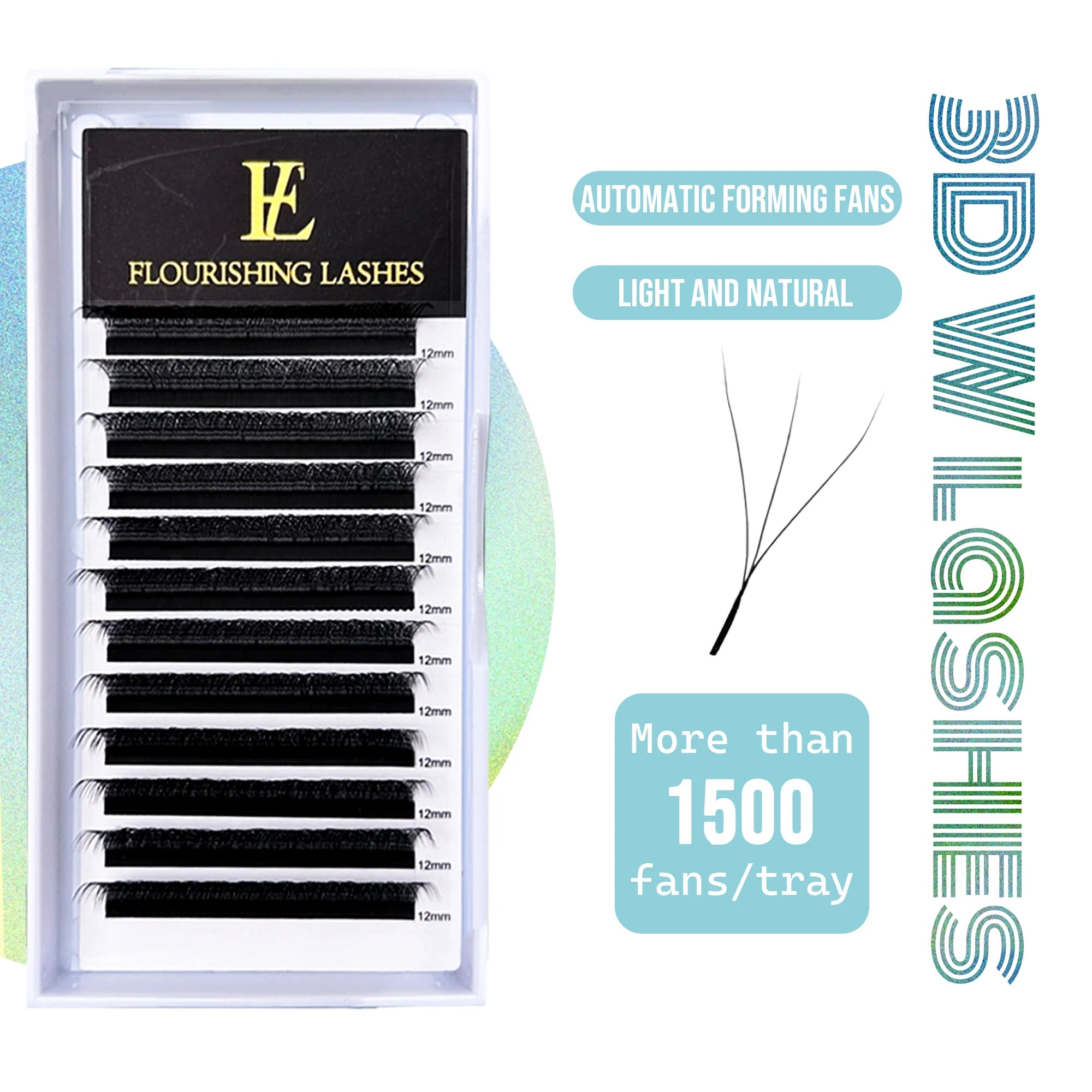 3D W Lashes YY Series 3D W-Shaped Clover Eyelash Extensions