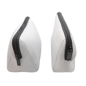 Blank White for Sublimation Waterproof Toiletry Bag Travel Makeup Bag Neoprene Mini Lady Cosmetic Zipper Pouch Bag