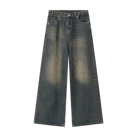 Custom Jeans for Men Denim Baggy Classic Vintage Jeans Men Western-Style Cowboy Men's Jeans