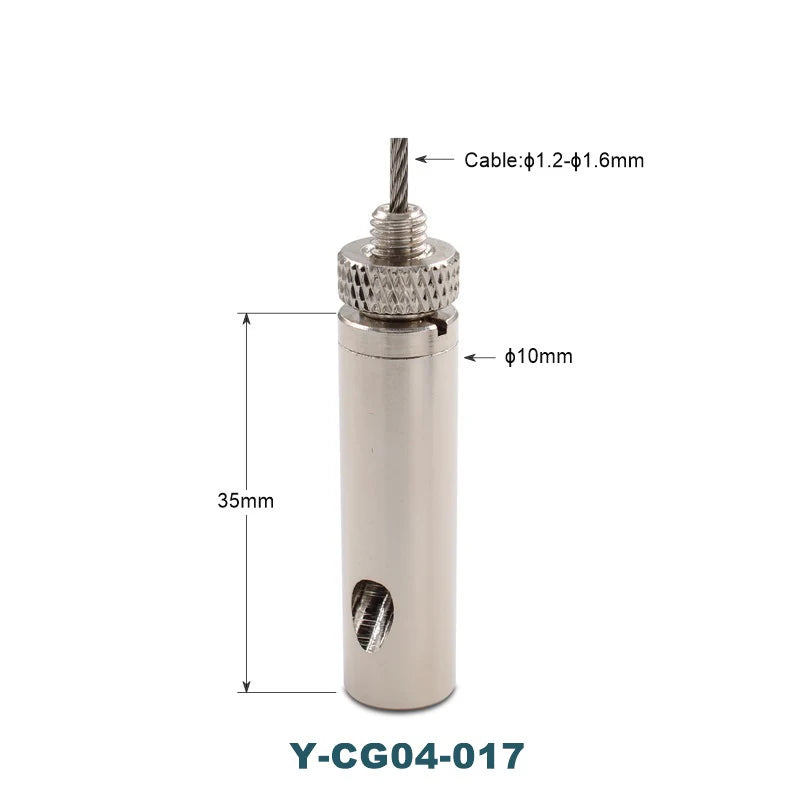 Metal Fabrication LED Panel Light Rope Suspended Cable Screw Good Copper Gripper for Hanging Ceiling Other Lighting Accessories