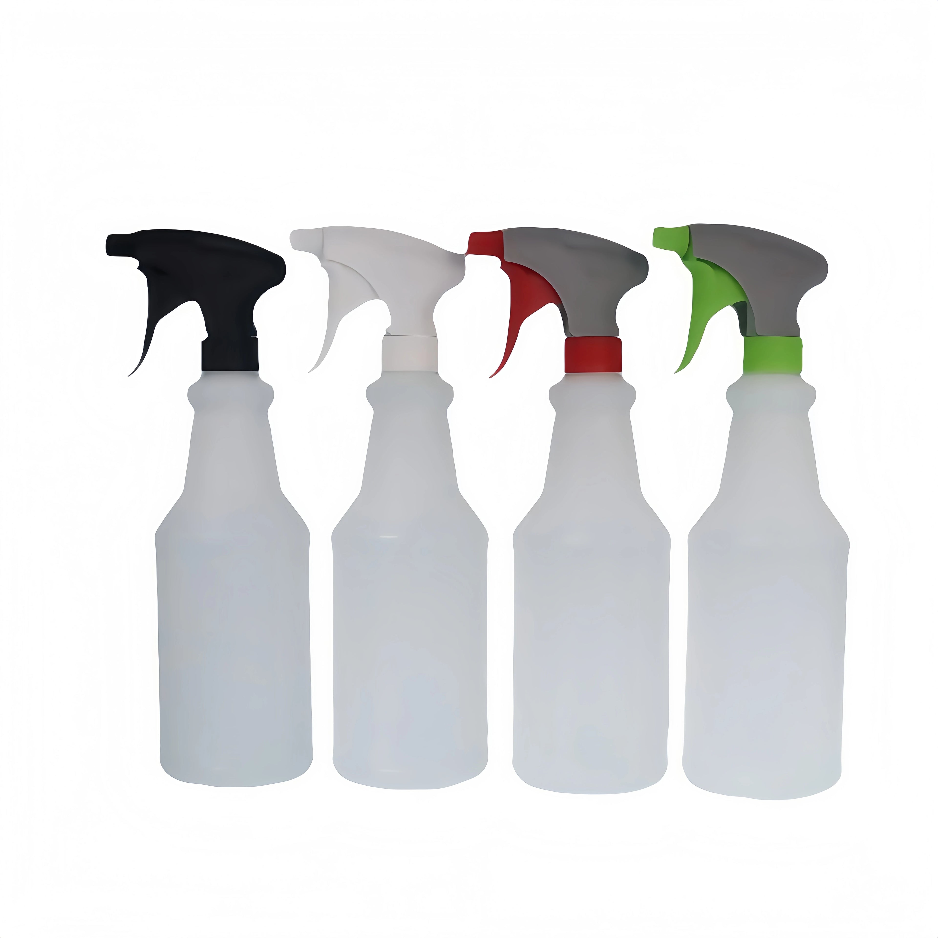 HDPE Trigger Spray Bottle 500ml 750ml 1000ml Heavy Duty Chemical Resistant Leak Proof Adjustable Nozzle for Car Cleaning Garden