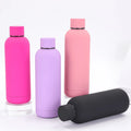 Factory Price 500ml Stainless Steel Sports Bottle Rubberized Grip Double Wall Vacuum Tumbler Small Mouth 12-24hr Thermal