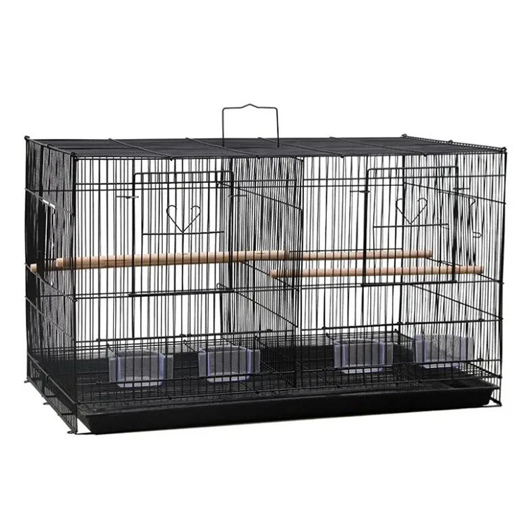 Manufacturer Bold Electroplated Zinc Group Bird Cage Breeding Cage Metal Wrought Iron Pigeon Small Medium Parrot Pairing Cage