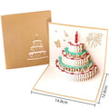 Paper Greeting Card Custom Colorful Gift 3d Birthday Invitation Card for Kids