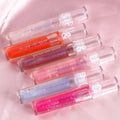 Wholesale Moisturizing Plumper Liquid Lipstick Glossy Lip Tint Clear Jelly Shiny Glitter Lip Gloss