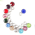 Wholesale Cheap 6mm Birthstone Pendant Charms Crystal Accessories for Jewelry Making Wholesale Jewelry Findings & Components