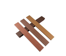 New Technology WPC 3D Embossed Brushed Outdoor Waterproof Composite Decking with Interlocking Installation and Long Lifespan