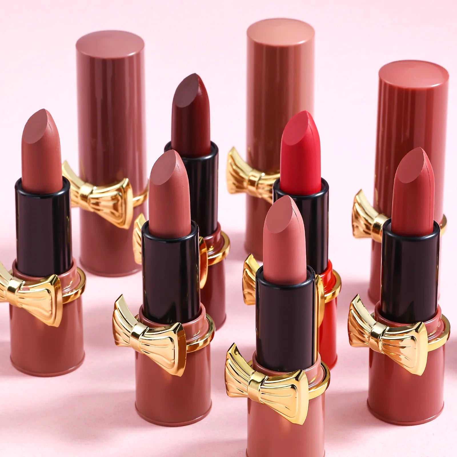 Beautiful Cute Bowtie Lipstick Wholesale Christmas Gift for Girls Makeup Lipstick Kit