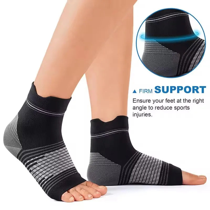 Wholesale Knitted Mens Professional Pain Relief Plantar Fasciitis Ankle Support Sock Ankle Compression Heel Brace