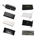 Portable 1Pcs Black Zipper Sunglasses Box Hard Polarized PC Frame Travel Pack Pouch Glasses Case with Card Carton Accessories