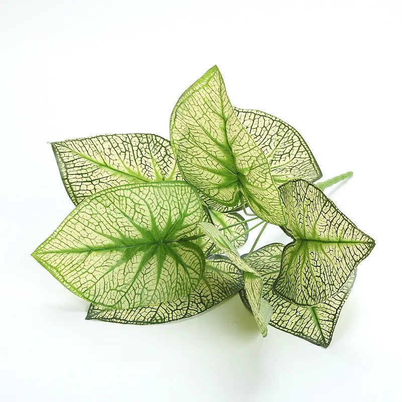 Wholesale Decorative Artificial Plant Leaf for Green Wall and Wedding Decorations 42cm Big Size
