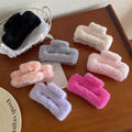 Autumn and Winter Style Hair Claw Clips 11cm Simple Rectangle Elegant Winter Hair Accessories for Women