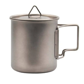 Hot Sale 420ml Titanium Alloy Cup Outdoor Camping CNC Machined Super-Hard