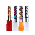 CHENGZHEN HRC60 4-Flute Solid Carbide Flat End Mill - High Precision â‰¤0.005mm CNC Tool RoHS Certified