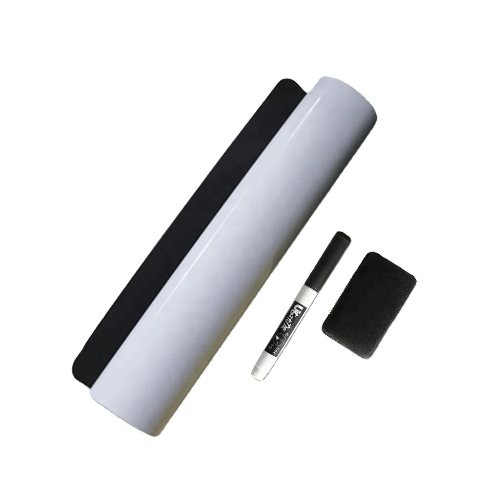 Portable Self-Adhesive Dry Erase Whiteboard Magnetic Board Marker PET Film Soft Glass Wood Self-Adhesive  Whiteboard