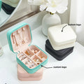 Wholesale Luxury PU Necklace Box Travel Jewelry Organizer Case Leather Travel Jewelry Case Box