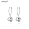 LUOTEEMI Fairy Earring Diamond Hoop Modern Bling Jewelry Dangle Handmade Popular Cute Earing for Girl