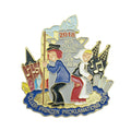 Hot Sale Product Fashion Carnival Brooches Pin Gold Plated Personalizado Zinc Alloy Metal Karnevalspins