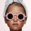 2025 Hot Selling Newest Trendy Lovely Small Frame Boys Girls Sunglasses UV400 Round Kids Sunglasses  Flower Children Sunglasses