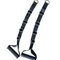 Fitness Cable Machine Attachment 10pcs D Ring Lengthened Nylon Webbing Exercise Gym Grip Handles
