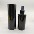 120ml Black PET Plastic Pump Sprayer Bottle with Screen Printing for Shampoo Skincare & Perfume Packaging