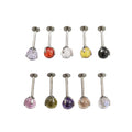 Hot 14k Gold Plated Titanium Medical Earrings F136 Zirconia Piercing Body Jewelry with Ear Bone Stud Piercing Ball Pattern