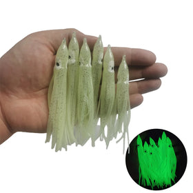 Octopus Fishing Soft Lure for Jigs Rubber Squid Skirts Inkfish Fishing Lure Rubber Artificial Tuna Sailfish Baits Mix Color