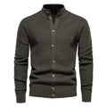 S-2XL Autumn and Winter New Cardigan Men's Sweater High-quality Business Sweater Long Sleeve Single Breasted Sweater