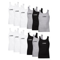 Custom logo 100% Cotton Mens Workout Polyester Summer Breathable Print tank Tops Fitness Stringer Mens Ribbed tank Top
