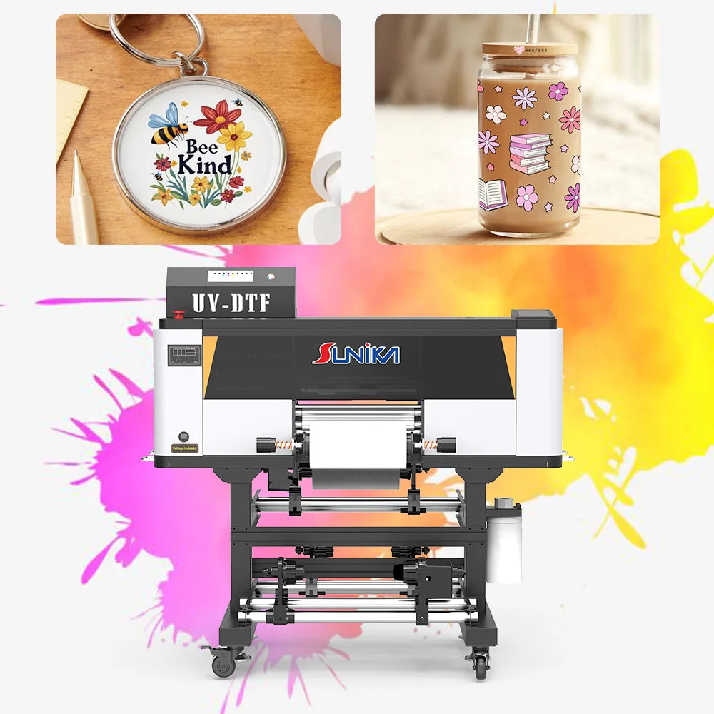 Sunika High Speed XP600 PrintHead F1080 30cm UV DTF Printer Printing Machine Glass Acrylic