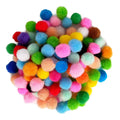 2000Pcs Mixed Color Mini Soft Fluffy Pom Poms Pompom Ball 8mm  Kids Hair Accessory Toys Decor DIY Sewing Craft Supplies