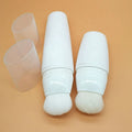 OEM 50 100 ml Empty Cosmetic Skincare Face Wash Brush Bottle Packaging with Rotary Switch