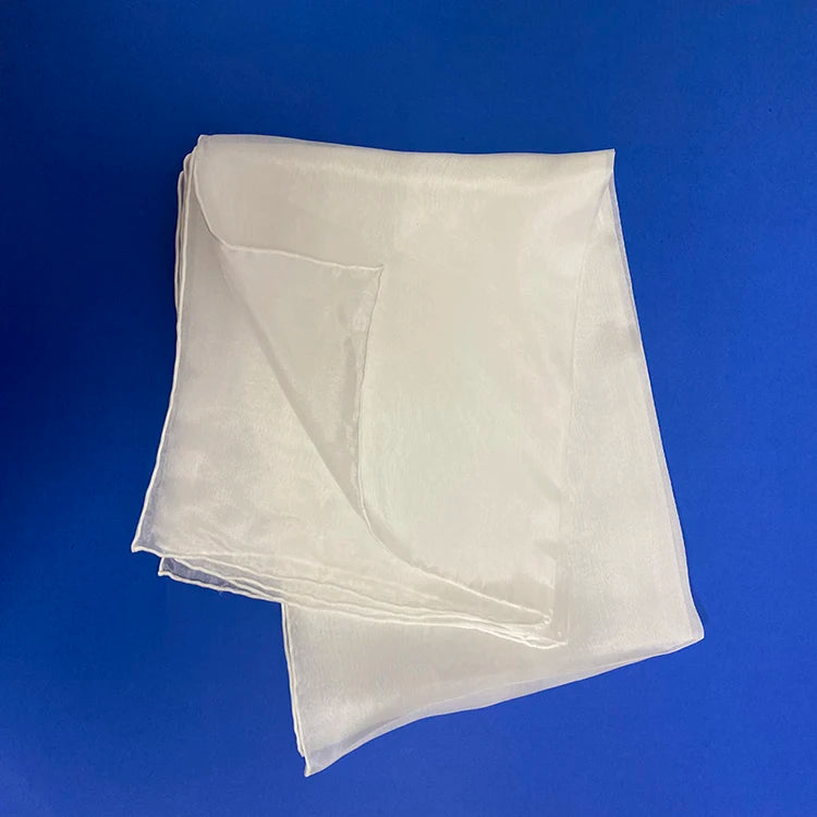 Undyed White 100% Silk Silk Habotai 5mm Silk Scarf for DIY Dyeing
