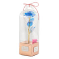 Plastic Clear Gift Box Packaging Transparent Panoramic Rose Bouquet Box Single Portable Flower Box Packaging